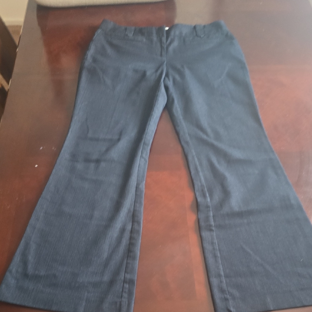 Ann Taylor MARISA  Flared Pants Dark Denim